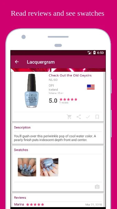 Lacquergram screenshot
